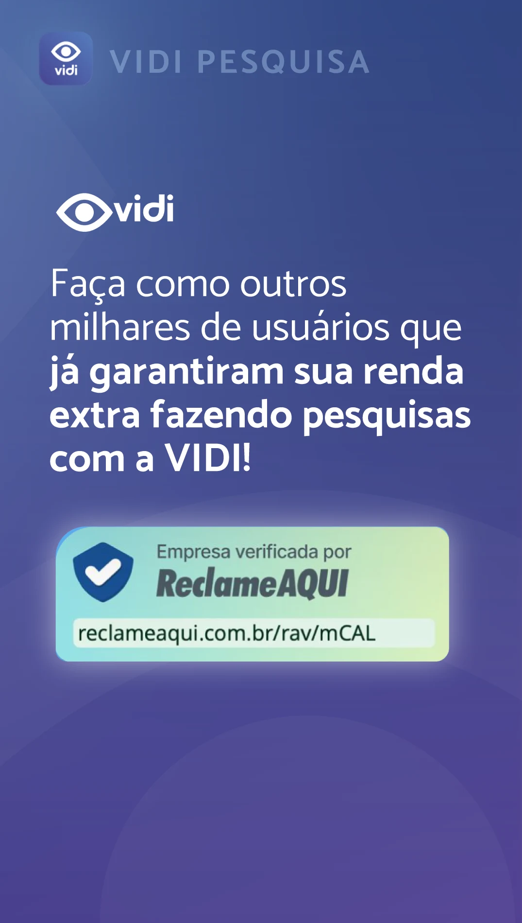 VIDI Pesquisa screenshot