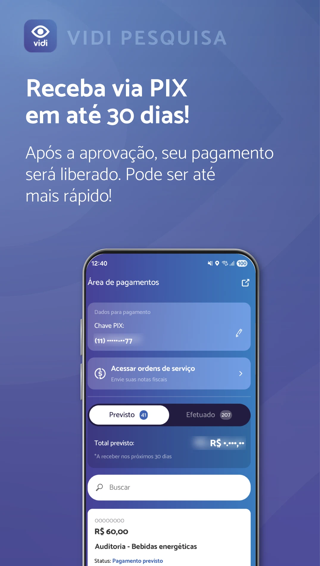 VIDI Pesquisa screenshot