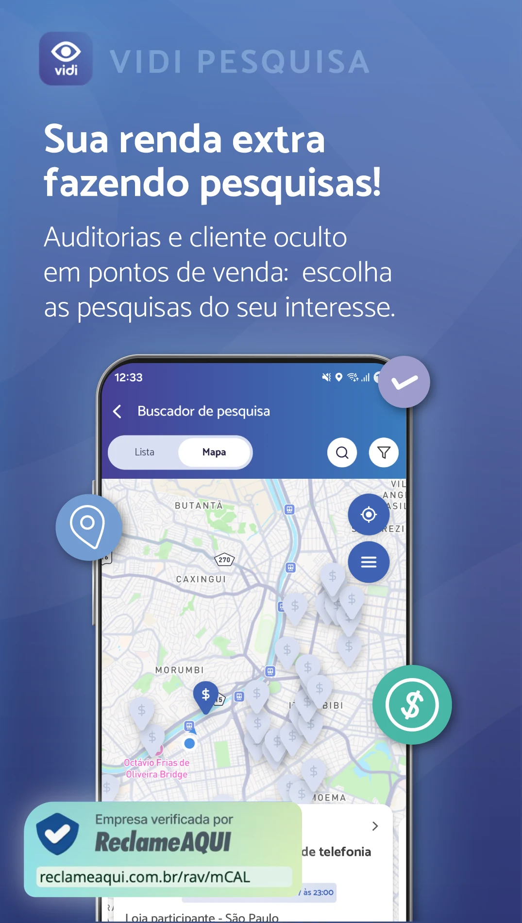 VIDI Pesquisa screenshot